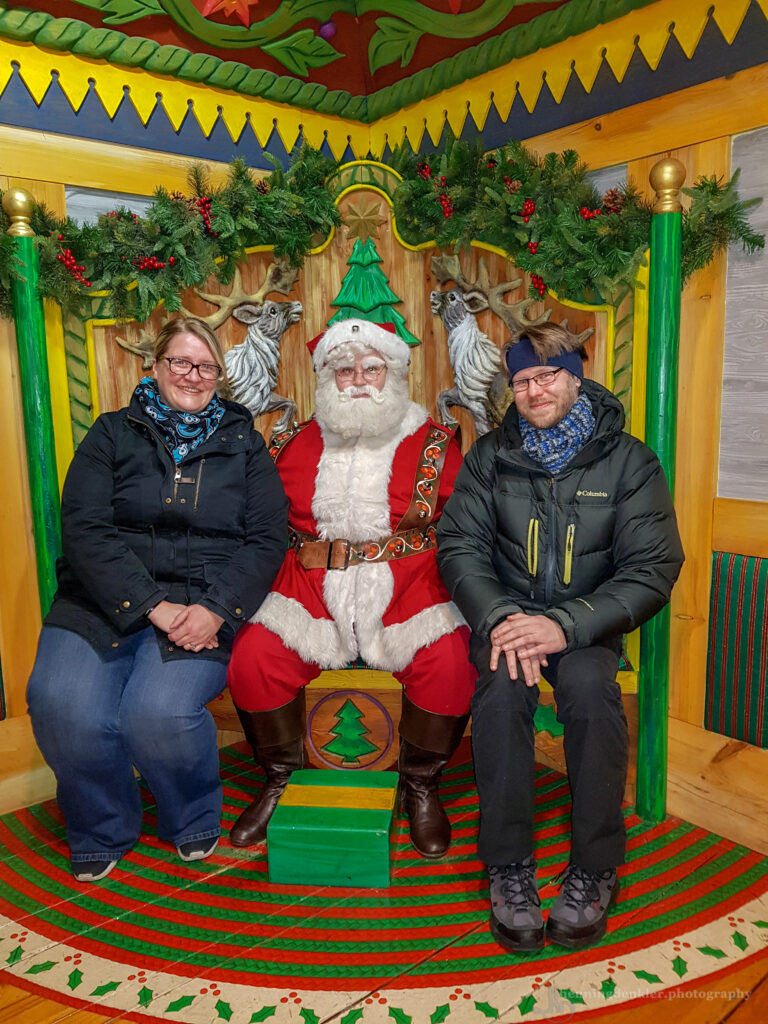 Anna und Henning beim Santa Claus im Macy's